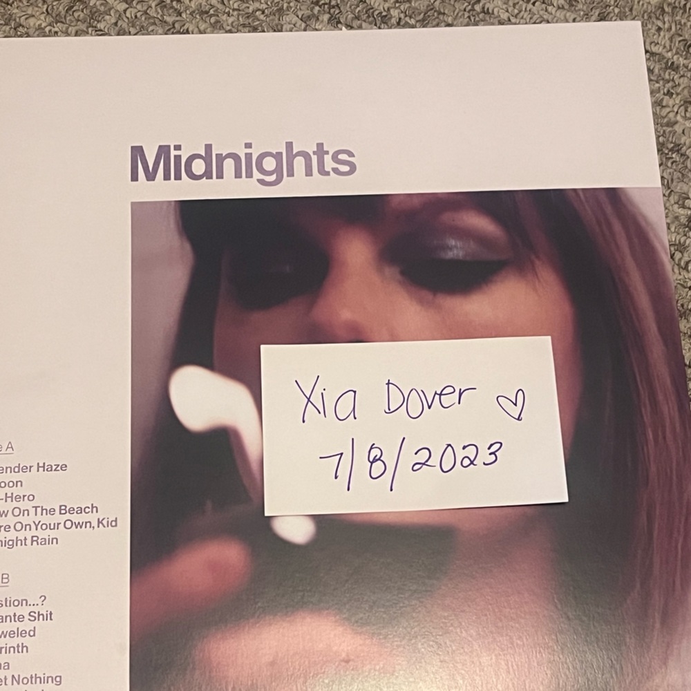 Taylor swift midnight vinyl